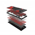 Изображение Клавиатура A4tech Bloody S98 Sports Red, механическая игровая, Red Switches, RGB, USB #2 Фото Клавиатура A4tech Bloody S98 Sports Red, механическая игровая, Red Switches, RGB, USB #2