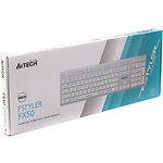 Изображение Клавиатура A4tech FX-50 White Fstyler, с ножничными переключателями, USB #1 Фото Клавиатура A4tech FX-50 White Fstyler, с ножничными переключателями, USB #1