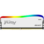 Фото DDR-4 16GB 3200МГц Kingston FURY Beast White RGB SE (KF432C16BWA/16) #2