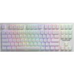 Изображение Клавиатура HATOR Skyfall TKL PRO Wireless White (HTK-664) ENG/UKR/RUS Mechanical Фото Клавиатура HATOR Skyfall TKL PRO Wireless White (HTK-664) ENG/UKR/RUS Mechanical