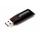 Фото USB Flash 32Gb Verbatim V3 {49173}, USB 3.0 "STORE N GO DRIVE" черный с серым #1