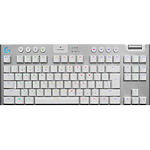 Изображение Клавиатура Logitech G915 Gaming Lightspeed Wireless White Tactile Mechanical (920-009664) Фото Клавиатура Logitech G915 Gaming Lightspeed Wireless White Tactile Mechanical (920-009664)