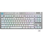 Изображение Клавиатура Logitech G915 Gaming Lightspeed Wireless White Tactile Mechanical (920-009664) #1 Фото Клавиатура Logitech G915 Gaming Lightspeed Wireless White Tactile Mechanical (920-009664) #1