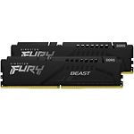 Изображение DDR-5 2шт x 8GB 5200МГц Kingston FURY Beast Black (KF552C40BBK2-16) #1 Фото DDR-5 2шт x 8GB 5200МГц Kingston FURY Beast Black (KF552C40BBK2-16) #1