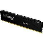 Изображение DDR-5 16GB 6000МГц Kingston FURY Beast Black (KF560C40BB-16) #2 Фото DDR-5 16GB 6000МГц Kingston FURY Beast Black (KF560C40BB-16) #2