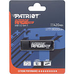 Изображение USB Flash 256Gb PATRIOT Supersonic Rage Pro USB 3.2 (PEF256GRGPB32U) Read 420 Mb/s #1 Фото USB Flash 256Gb PATRIOT Supersonic Rage Pro USB 3.2 (PEF256GRGPB32U) Read 420 Mb/s #1