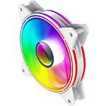 Фото Вентилятор 120мм GAMEMAX FN-12Rainbow-Q-Infinity WT ARGB quad ring #4