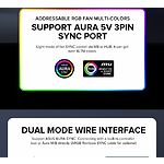 Фото Вентилятор 120мм GAMEMAX FN-12Rainbow-Q-Infinity WT ARGB quad ring #11