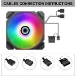 Изображение Вентилятор 140мм GAMEMAX FN-14Rainbow-C9 #10 Фото Вентилятор 140мм GAMEMAX FN-14Rainbow-C9 #10