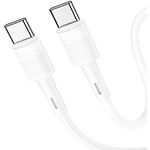 Фото Кабель HOCO X83 White (6931474770936) Type-C/Type-C, 1м, 60W, PVC #1