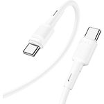 Фото Кабель HOCO X83 White (6931474770936) Type-C/Type-C, 1м, 60W, PVC #2