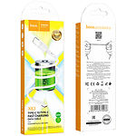 Фото Кабель HOCO X83 White (6931474770936) Type-C/Type-C, 1м, 60W, PVC #4