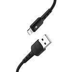 Фото Кабель HOCO X30 Black (6957531091110) USB/Lightning, 1.2м, 2A, TPE #2