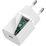 Изображение Сетевое ЗУ Baseus CCSUP-J02 White, Super Si Quick Charger, Type-C, 30W #3 Фото Сетевое ЗУ Baseus CCSUP-J02 White, Super Si Quick Charger, Type-C, 30W #3