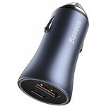 Изображение Автомобильное ЗУ Baseus CCJD-A0G, Dual USB-A, QC 40W #2 Фото Автомобильное ЗУ Baseus CCJD-A0G, Dual USB-A, QC 40W #2