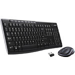 Клавиатура + мышь Logitech MK270 Wireless, US, Black - фото