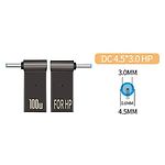 Фото Адаптер PD 100W USB Type-C Мама -> DC Jack 4.5x3.0 мм (PD100W-4.5x3.0mm-HP) для зарядки ноутбуков HP