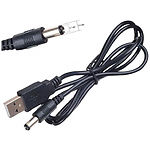 Переходник Dynamode DM-USB-DC-5.5x2.1mm, USB 5В -> 5В питания устройств, вилка 5.5*2.1, 1м - фото
