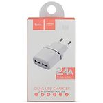Изображение Сетевое ЗУ Hoco C12 Smart dual White (6957531047759) , 2*USB-A, 2.4А #2 Фото Сетевое ЗУ Hoco C12 Smart dual White (6957531047759) , 2*USB-A, 2.4А #2