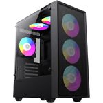 Изображение Корпус GAMEMAX Storm Black, Tempered Glass, без БП Фото Корпус GAMEMAX Storm Black, Tempered Glass, без БП