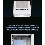 Изображение Корпус GAMEMAX Storm White, Tempered Glass, без БП #13 Фото Корпус GAMEMAX Storm White, Tempered Glass, без БП #13