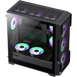 Изображение Корпус GAMEMAX Siege BK, Tempered Glass, без БП #4 Фото Корпус GAMEMAX Siege BK, Tempered Glass, без БП #4