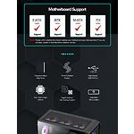 Изображение Корпус GAMEMAX Siege BK, Tempered Glass, без БП #11 Фото Корпус GAMEMAX Siege BK, Tempered Glass, без БП #11