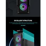 Изображение Корпус GAMEMAX Siege BK, Tempered Glass, без БП #12 Фото Корпус GAMEMAX Siege BK, Tempered Glass, без БП #12
