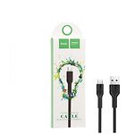 Изображение Кабель HOCO U31 Black (6957531053873) USB/Micro-USB, 1м, 2.4A, nylon+TPE #1 Фото Кабель HOCO U31 Black (6957531053873) USB/Micro-USB, 1м, 2.4A, nylon+TPE #1