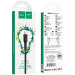 Изображение Кабель HOCO U31 Black (6957531053873) USB/Micro-USB, 1м, 2.4A, nylon+TPE #2 Фото Кабель HOCO U31 Black (6957531053873) USB/Micro-USB, 1м, 2.4A, nylon+TPE #2