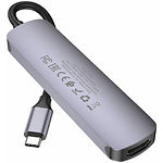 Фото Концентратор HUB USB 3.1 HOCO HB28 (6931474769336) Type-C --> HDMI+ USB2.0 +USB3.0 +Type-C+SD #2