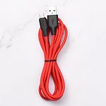 Фото Кабель HOCO X21 Plus Black-Red (6931474711878) USB/Micro-USB, 1м, 2.4A, silicone #1