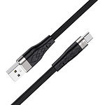 фото Кабель HOCO X53 Black (6931474738097) USB/Type-C, 1м, 3A, silicone+aluminum