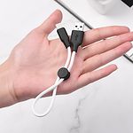 Фото Кабель HOCO X21 Plus Black-White (6931474712394) USB/Micro-USB, 0.25м, 2.4A, silicone #2