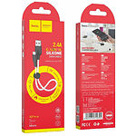 Фото Кабель HOCO X21 Plus Black-White (6931474712394) USB/Micro-USB, 0.25м, 2.4A, silicone #3
