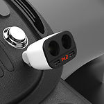 Изображение Автомобильное ЗУ Hoco Z28 White (6957531091967) 2*USB-A, 3A,2*гнезда прикуривателя #4 Фото Автомобильное ЗУ Hoco Z28 White (6957531091967) 2*USB-A, 3A,2*гнезда прикуривателя #4