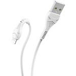 Изображение Кабель HOCO X37 White (6931474710499) USB/Lightning, 1м, 2.4A, PVC #1 Фото Кабель HOCO X37 White (6931474710499) USB/Lightning, 1м, 2.4A, PVC #1