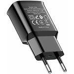 Фото Сетевое ЗУ Hoco C88A Star round dual Black (6931474749482) , 2*USB-A, 2.4А #1