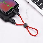 Кабель HOCO X21 Plus Black-Red (6931474712400) USB/Micro-USB, 0.25м, 2.4A, silicone - фото