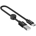 фото Кабель HOCO X35 Black (6931474707451) USB/Type-C, 0.25м, 3A, nylon+aluminum