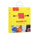 фото Кабель HOCO X21 Black-Red (6957531071419) USB/Type-C, 1м, 2A, silicone+TPE
