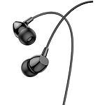 Изображение HOCO M94 Black (6931474767202) наушники вкладыши с микрофоном Фото HOCO M94 Black (6931474767202) наушники вкладыши с микрофоном