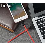 Изображение Кабель HOCO X21 Black-Red (6957531071372) USB/Lightning, 1м, 2A, silicone+TPE #4 Фото Кабель HOCO X21 Black-Red (6957531071372) USB/Lightning, 1м, 2A, silicone+TPE #4