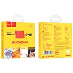 Изображение Кабель HOCO X21 Black-Red (6957531071372) USB/Lightning, 1м, 2A, silicone+TPE #6 Фото Кабель HOCO X21 Black-Red (6957531071372) USB/Lightning, 1м, 2A, silicone+TPE #6
