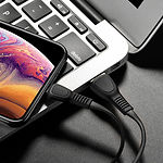 Фото Кабель HOCO X40 Black (6931474711656) USB/Lightning, 1м, 2.4A, TPE #1