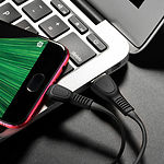 Изображение Кабель HOCO X40 Black (6931474711670) USB/Micro-USB, 1м, 2.4A, TPE #1 Фото Кабель HOCO X40 Black (6931474711670) USB/Micro-USB, 1м, 2.4A, TPE #1