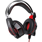 Фото HOCO W102 Cool tour gaming Red (6931474740922) наушники с микрофоном накладные