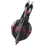 Фото HOCO W102 Cool tour gaming Red (6931474740922) наушники с микрофоном накладные #2