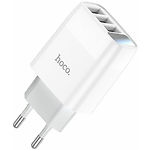Изображение Сетевое ЗУ Hoco C93A Easy 3-port White (6931474760593) , 3*USB-A, 3.4А, LED-амперметр #1 Фото Сетевое ЗУ Hoco C93A Easy 3-port White (6931474760593) , 3*USB-A, 3.4А, LED-амперметр #1