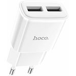 Изображение Сетевое ЗУ Hoco C88A Star round dual White (6931474749499) , 2*USB-A, 2.4А #1 Фото Сетевое ЗУ Hoco C88A Star round dual White (6931474749499) , 2*USB-A, 2.4А #1
